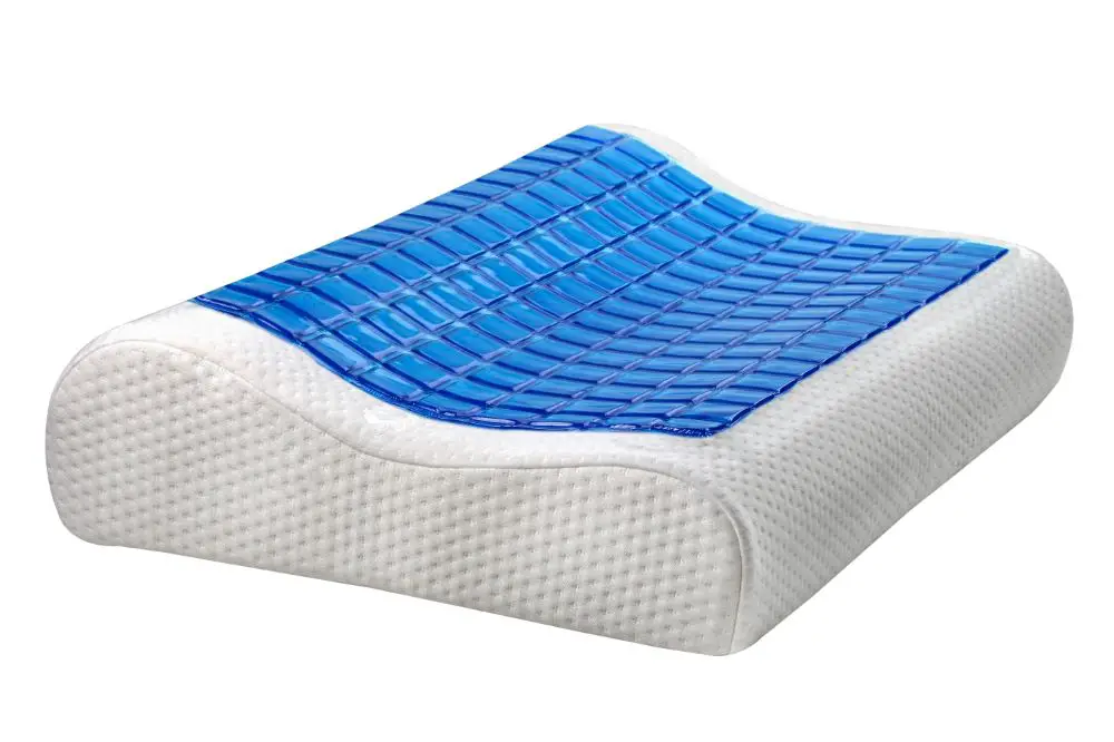 Soft comfortable back pillow with gel